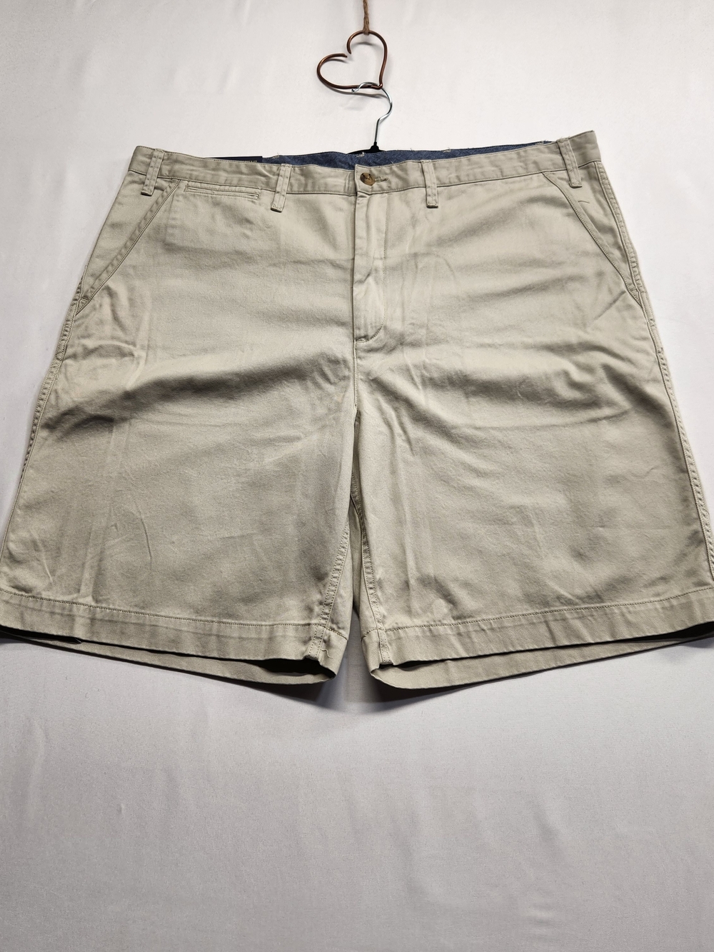 ⭐️NWT Polo Ralph Lauren Khaki Chino Shorts Tan Beige 42 Preppy Designer Resort